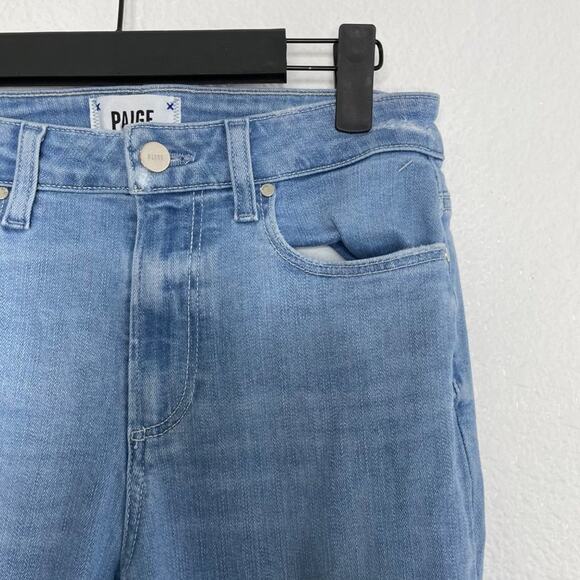 Paige Womens Jeans Size 27 Blue Denim Hoxten Ankle Skinny Leg Light Wash - Picture 9 of 16